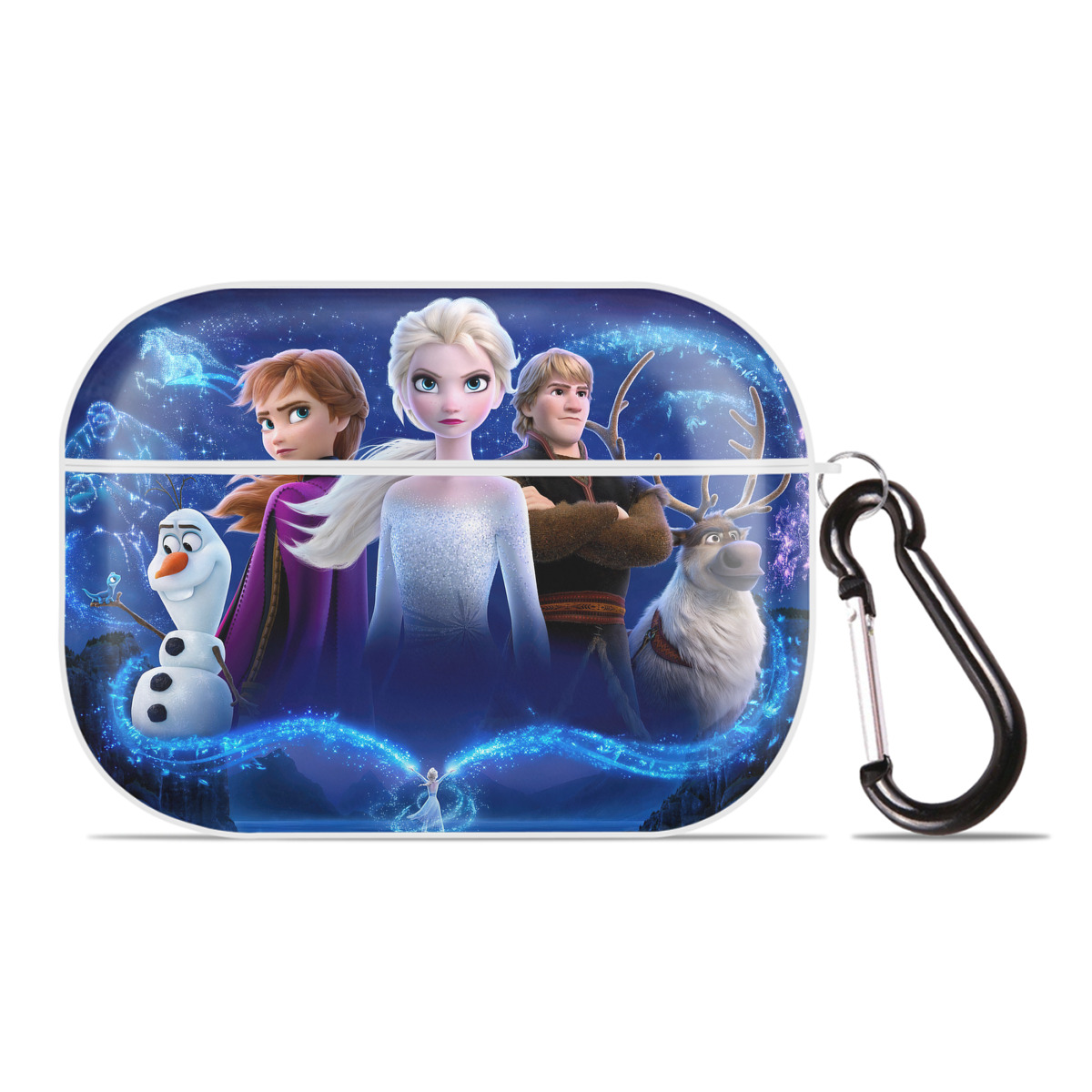 （画像用） アナと雪の女王 アンナ エルサ Frozen Anna Elsa 【AirPods Pro用】ハードシェル保護ケース 耐衝撃・防指紋・カラビナ付き商品仕様