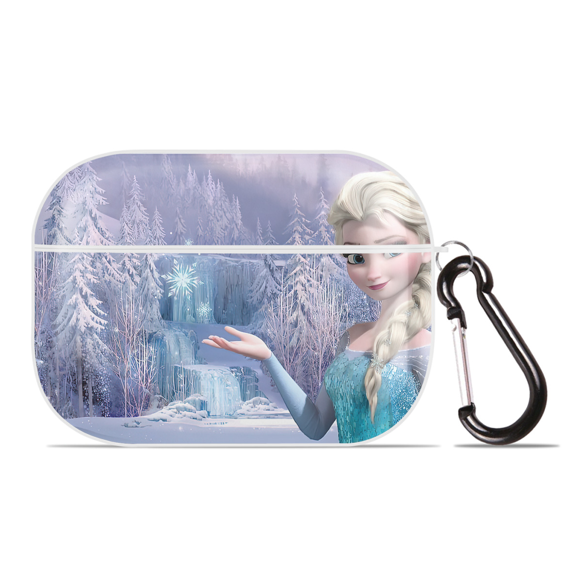 （画像用） アナと雪の女王 アンナ エルサ Frozen Anna Elsa 【AirPods Pro用】ハードシェル保護ケース 耐衝撃・防指紋・カラビナ付き商品仕様