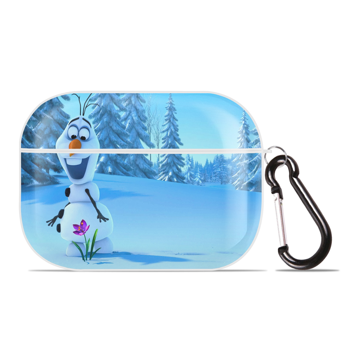 （画像用） アナと雪の女王 アンナ エルサ Frozen Anna Elsa 【AirPods Pro用】ハードシェル保護ケース 耐衝撃・防指紋・カラビナ付き商品仕様
