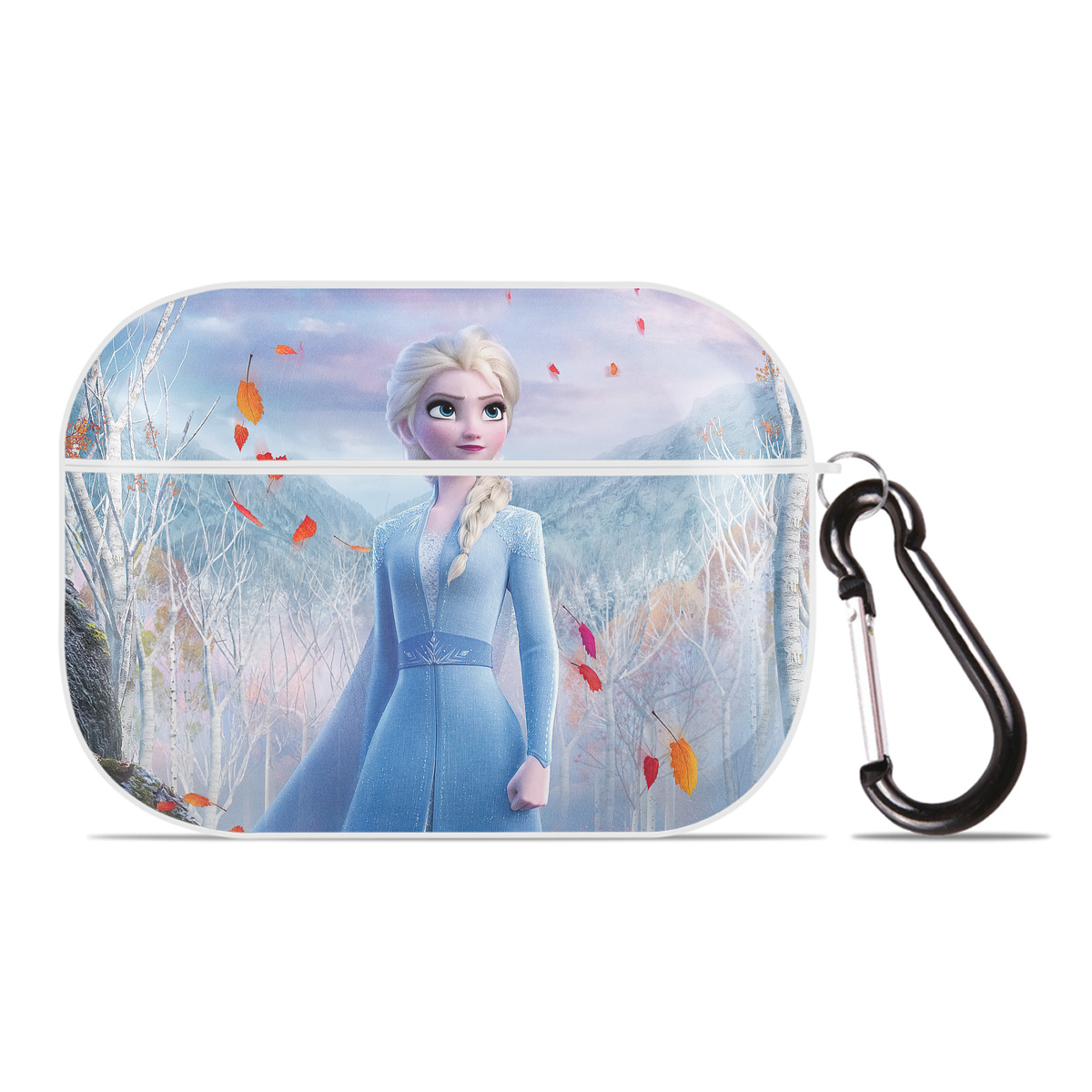 （画像用） アナと雪の女王 アンナ エルサ Frozen Anna Elsa 【AirPods Pro用】ハードシェル保護ケース 耐衝撃・防指紋・カラビナ付き商品仕様