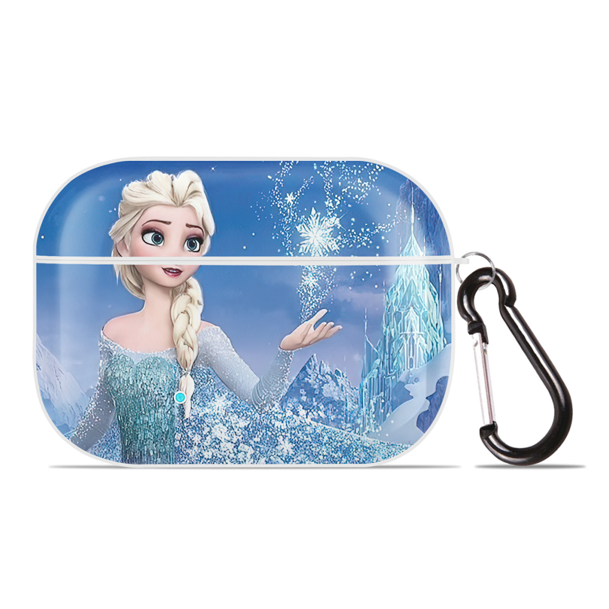 （画像用） アナと雪の女王 アンナ エルサ Frozen Anna Elsa 【AirPods Pro用】ハードシェル保護ケース 耐衝撃・防指紋・カラビナ付き商品仕様