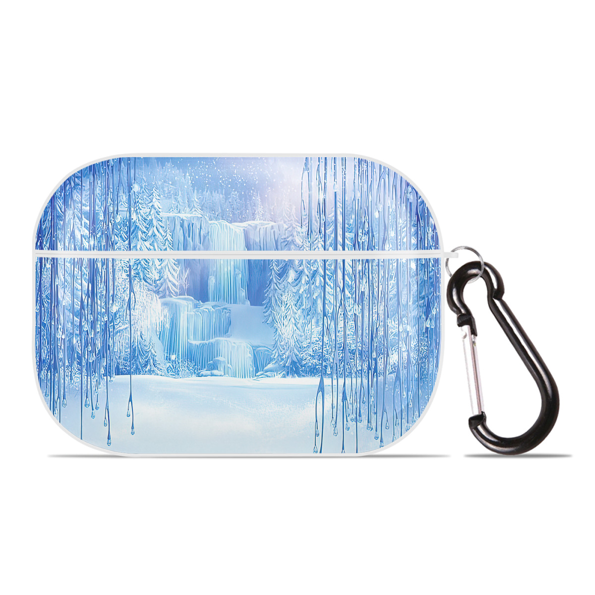 （画像用） アナと雪の女王 アンナ エルサ Frozen Anna Elsa 【AirPods Pro用】ハードシェル保護ケース 耐衝撃・防指紋・カラビナ付き商品仕様