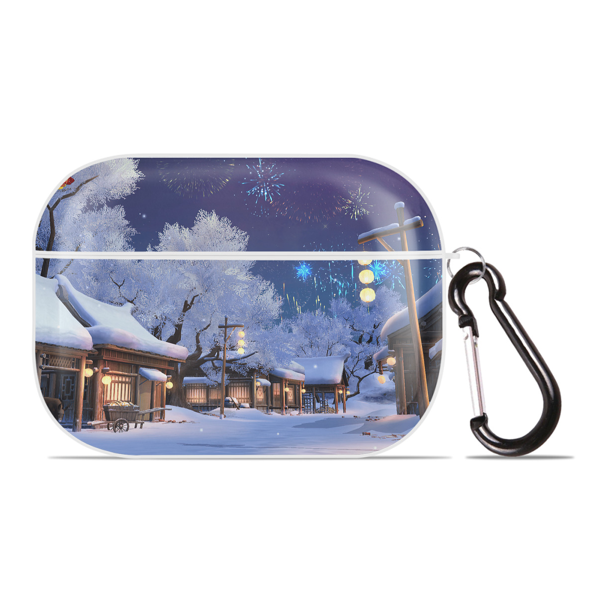 （画像用） アナと雪の女王 アンナ エルサ Frozen Anna Elsa 【AirPods Pro用】ハードシェル保護ケース 耐衝撃・防指紋・カラビナ付き商品仕様
