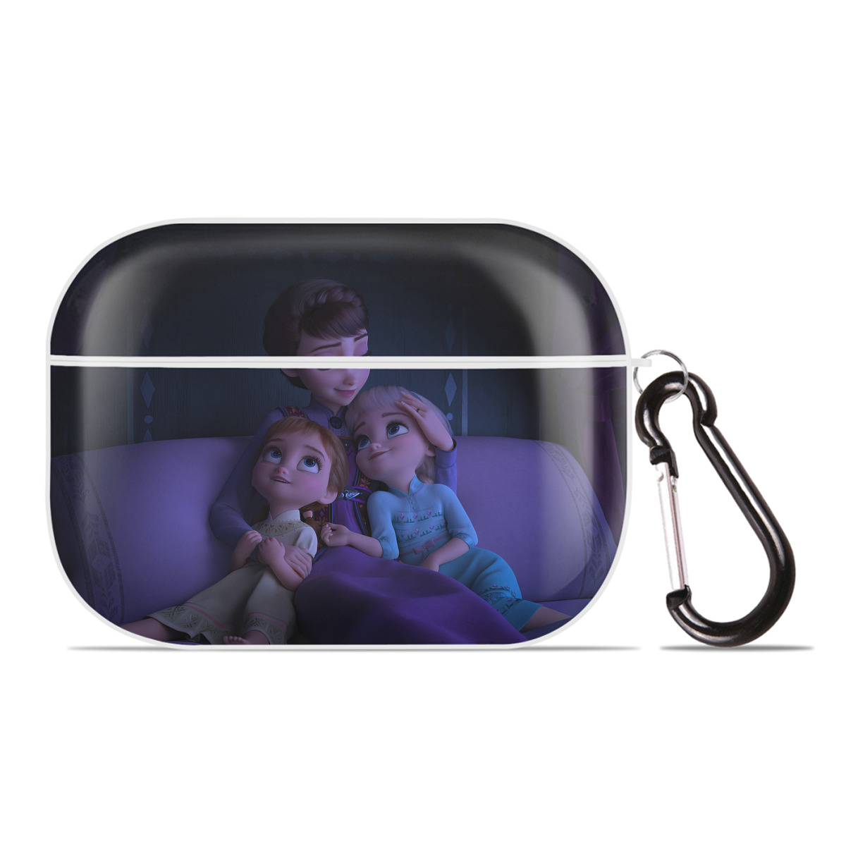 （画像用） アナと雪の女王 アンナ エルサ Frozen Anna Elsa 【AirPods Pro用】ハードシェル保護ケース 耐衝撃・防指紋・カラビナ付き商品仕様