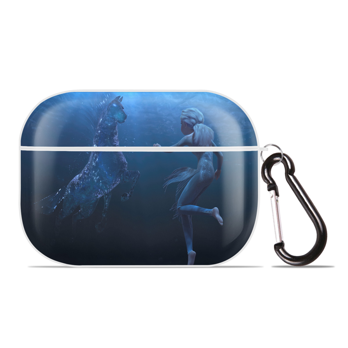 （画像用） アナと雪の女王 アンナ エルサ Frozen Anna Elsa 【AirPods Pro用】ハードシェル保護ケース 耐衝撃・防指紋・カラビナ付き商品仕様