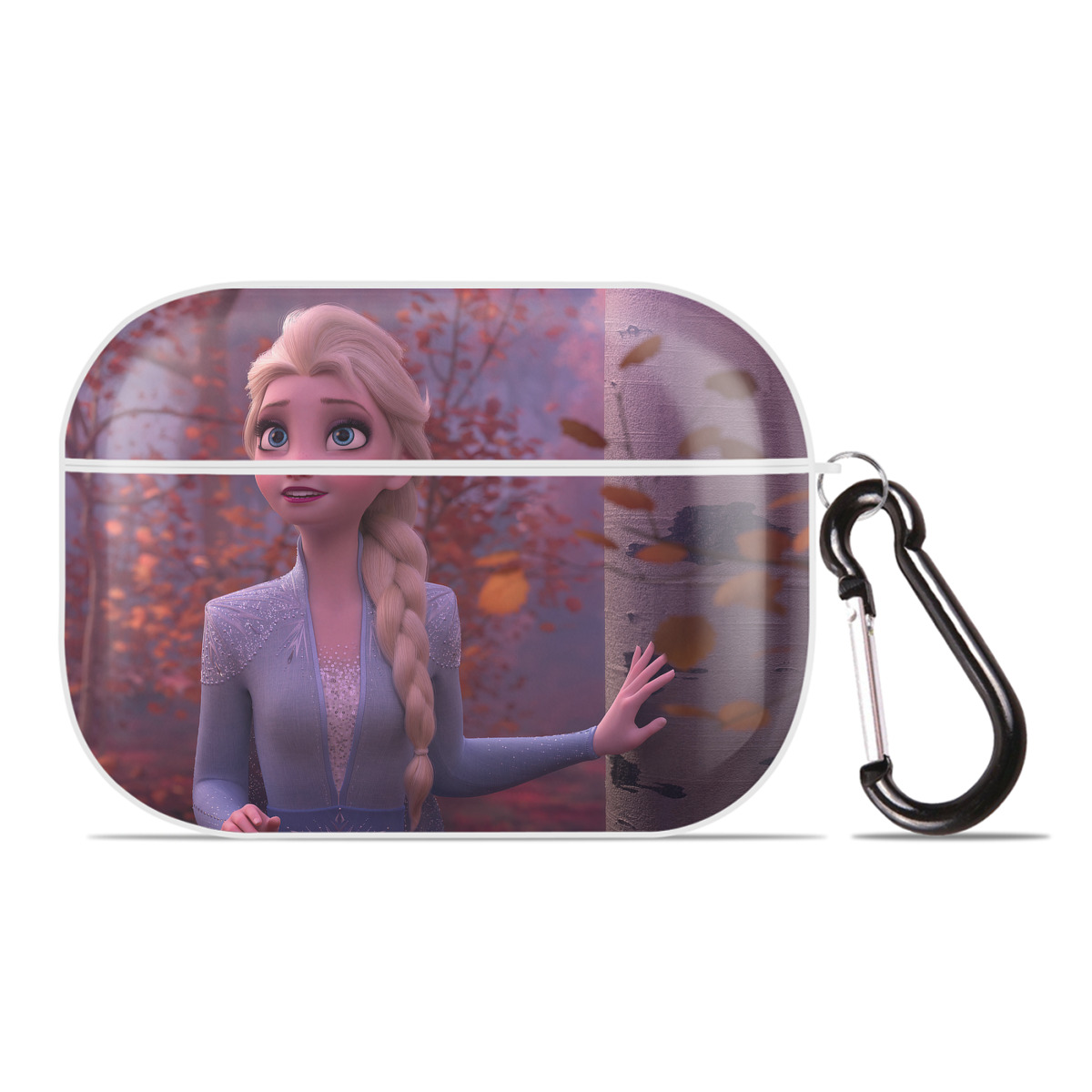 （画像用） アナと雪の女王 アンナ エルサ Frozen Anna Elsa 【AirPods Pro用】ハードシェル保護ケース 耐衝撃・防指紋・カラビナ付き商品仕様