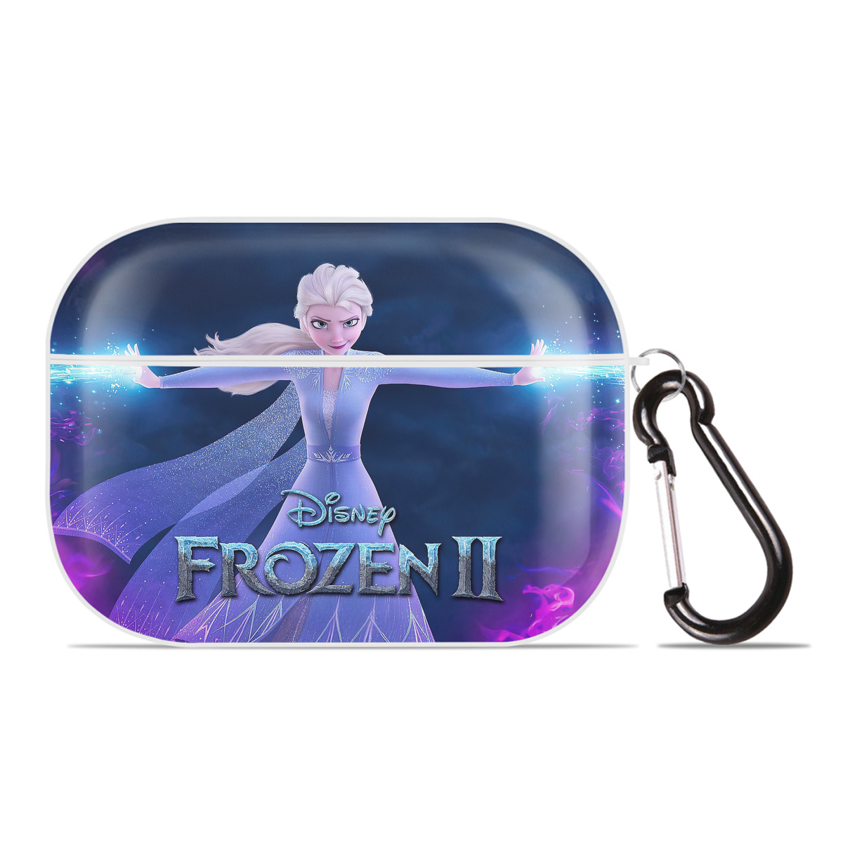 （画像用） アナと雪の女王 アンナ エルサ Frozen Anna Elsa 【AirPods Pro用】ハードシェル保護ケース 耐衝撃・防指紋・カラビナ付き商品仕様