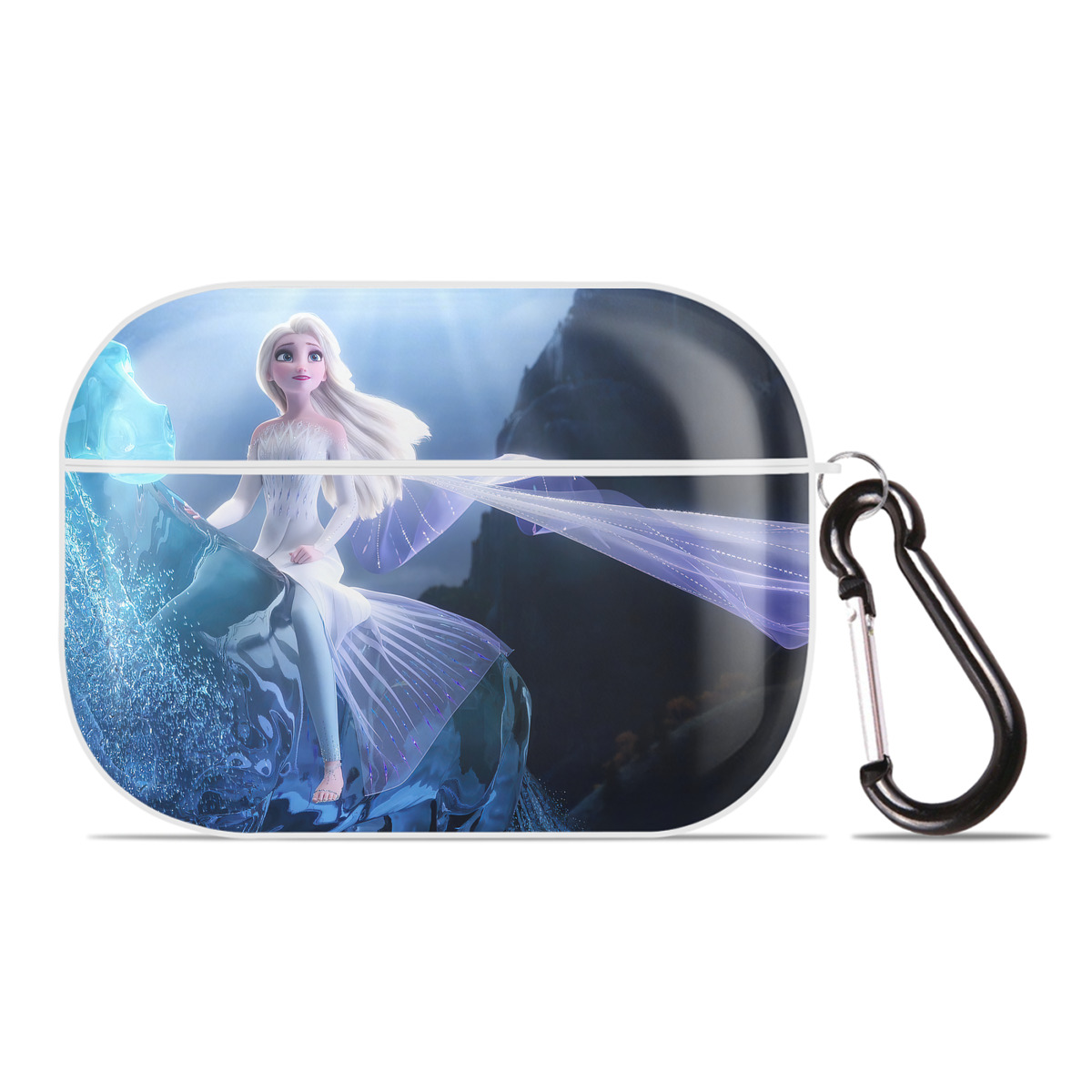 （画像用） アナと雪の女王 アンナ エルサ Frozen Anna Elsa 【AirPods Pro用】ハードシェル保護ケース 耐衝撃・防指紋・カラビナ付き商品仕様