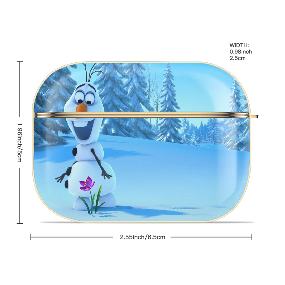 アナと雪の女王 アンナ エルサ Frozen Anna Elsa 【AirPods Pro用】ハードシェル保護ケース｜耐衝撃・防指紋・カラビナ付き商品仕様