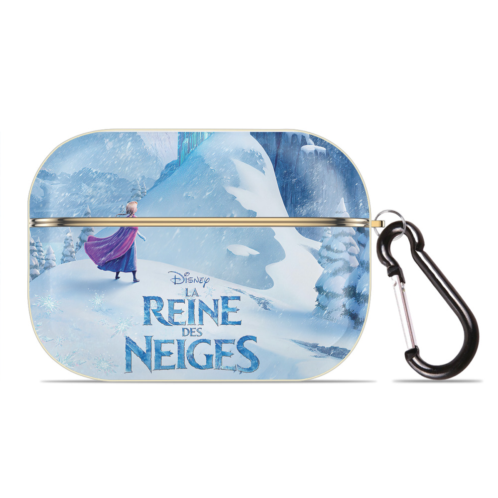 （画像用） アナと雪の女王 アンナ エルサ Frozen Anna Elsa 【AirPods Pro用】ハードシェル保護ケース｜耐衝撃・防指紋・カラビナ付き商品仕様