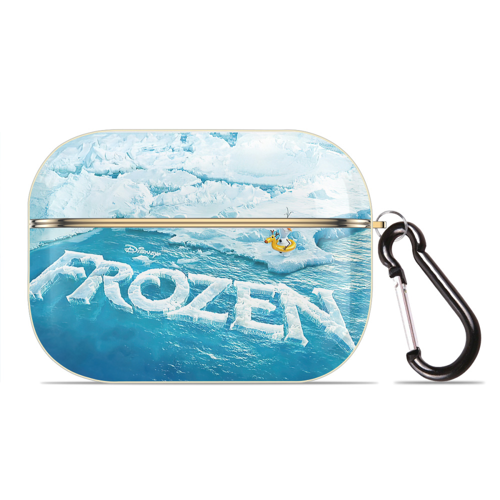 （画像用） アナと雪の女王 アンナ エルサ Frozen Anna Elsa 【AirPods Pro用】ハードシェル保護ケース｜耐衝撃・防指紋・カラビナ付き商品仕様