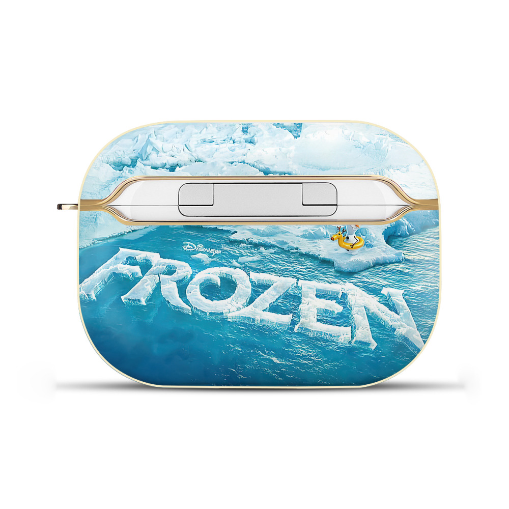 （画像用） アナと雪の女王 アンナ エルサ Frozen Anna Elsa 【AirPods Pro用】ハードシェル保護ケース｜耐衝撃・防指紋・カラビナ付き商品仕様
