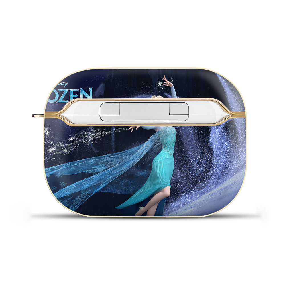 （画像用） アナと雪の女王 アンナ エルサ Frozen Anna Elsa 【AirPods Pro用】ハードシェル保護ケース｜耐衝撃・防指紋・カラビナ付き商品仕様