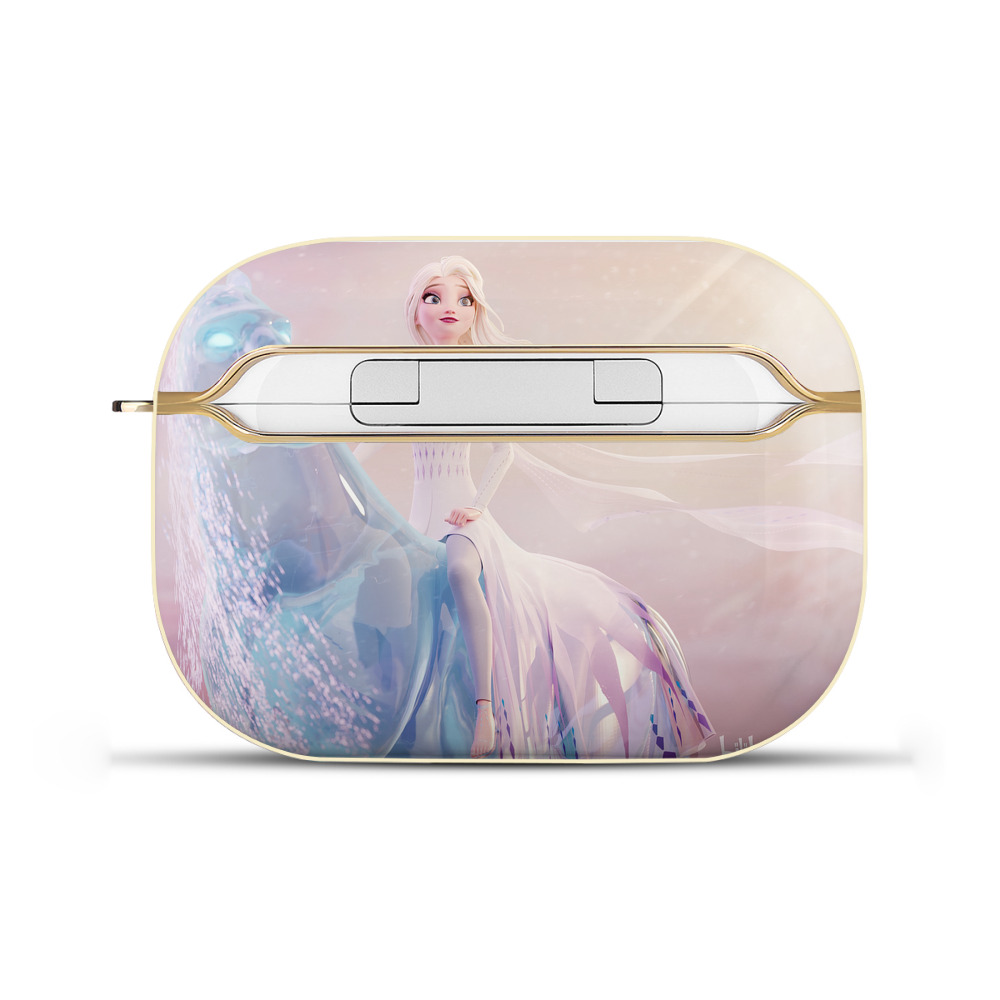 （画像用） アナと雪の女王 アンナ エルサ Frozen Anna Elsa 【AirPods Pro用】ハードシェル保護ケース｜耐衝撃・防指紋・カラビナ付き商品仕様
