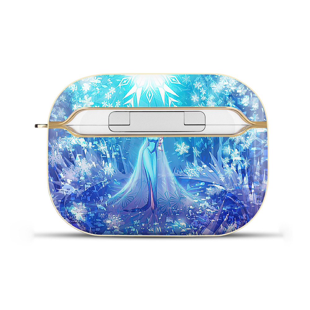 （画像用） アナと雪の女王 アンナ エルサ Frozen Anna Elsa 【AirPods Pro用】ハードシェル保護ケース｜耐衝撃・防指紋・カラビナ付き商品仕様