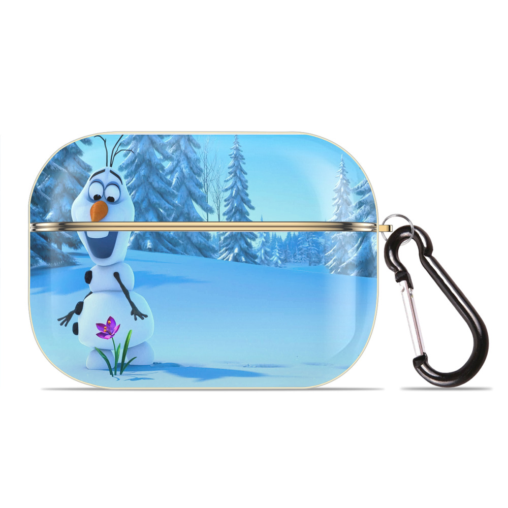 （画像用） アナと雪の女王 アンナ エルサ Frozen Anna Elsa 【AirPods Pro用】ハードシェル保護ケース｜耐衝撃・防指紋・カラビナ付き商品仕様