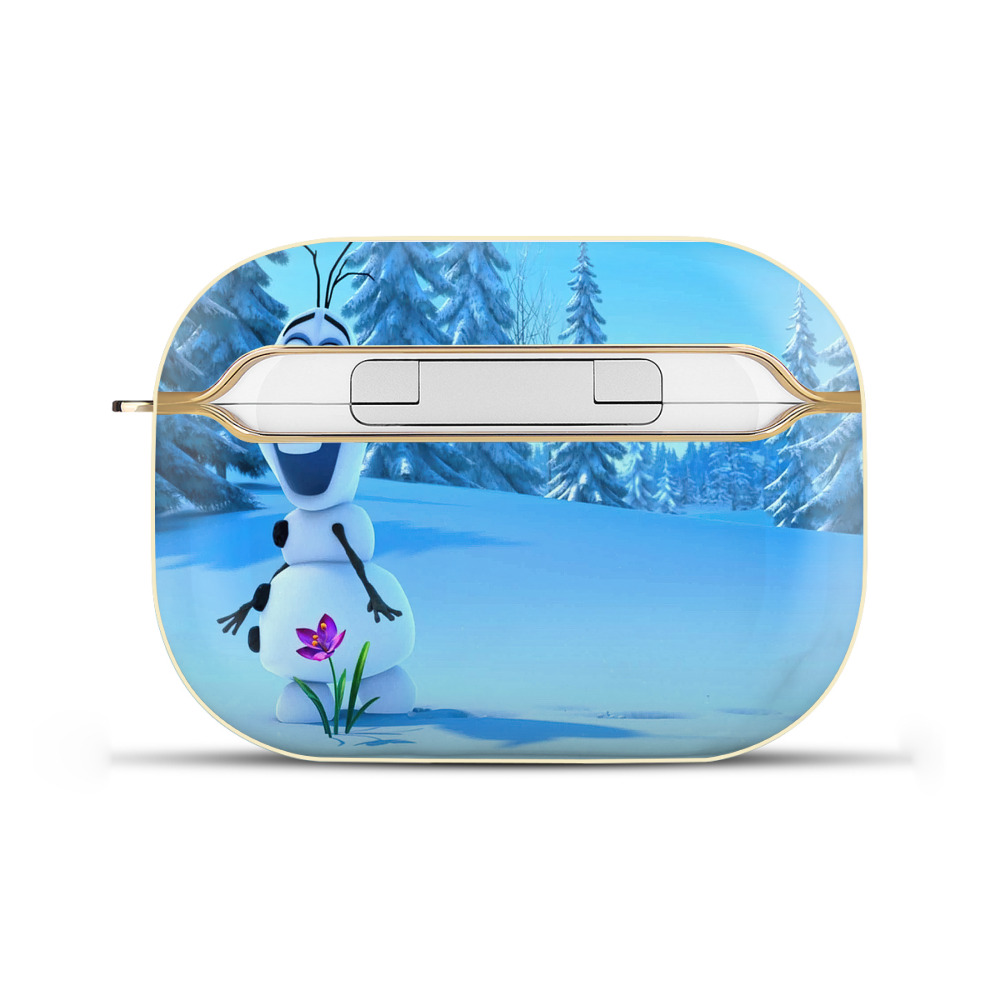 （画像用） アナと雪の女王 アンナ エルサ Frozen Anna Elsa 【AirPods Pro用】ハードシェル保護ケース｜耐衝撃・防指紋・カラビナ付き商品仕様