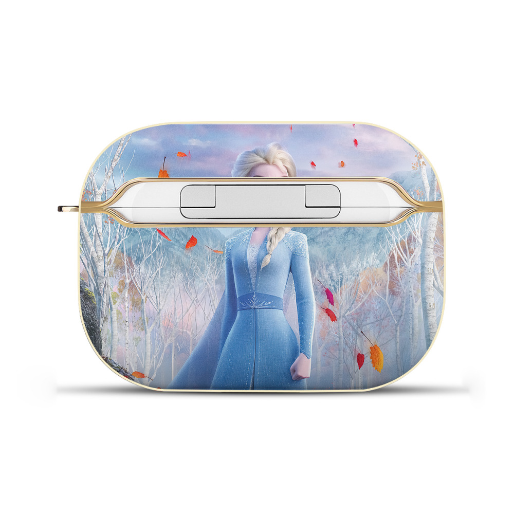 （画像用） アナと雪の女王 アンナ エルサ Frozen Anna Elsa 【AirPods Pro用】ハードシェル保護ケース｜耐衝撃・防指紋・カラビナ付き商品仕様