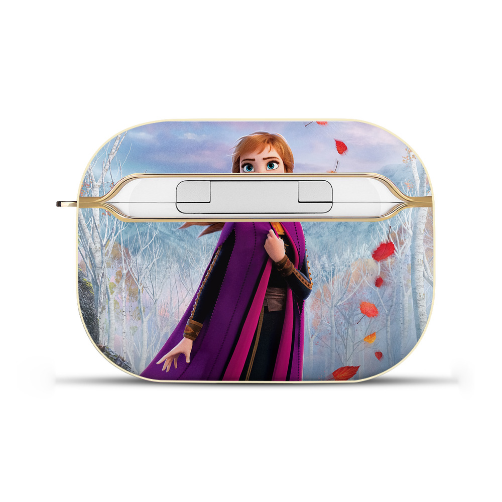 （画像用） アナと雪の女王 アンナ エルサ Frozen Anna Elsa 【AirPods Pro用】ハードシェル保護ケース｜耐衝撃・防指紋・カラビナ付き商品仕様
