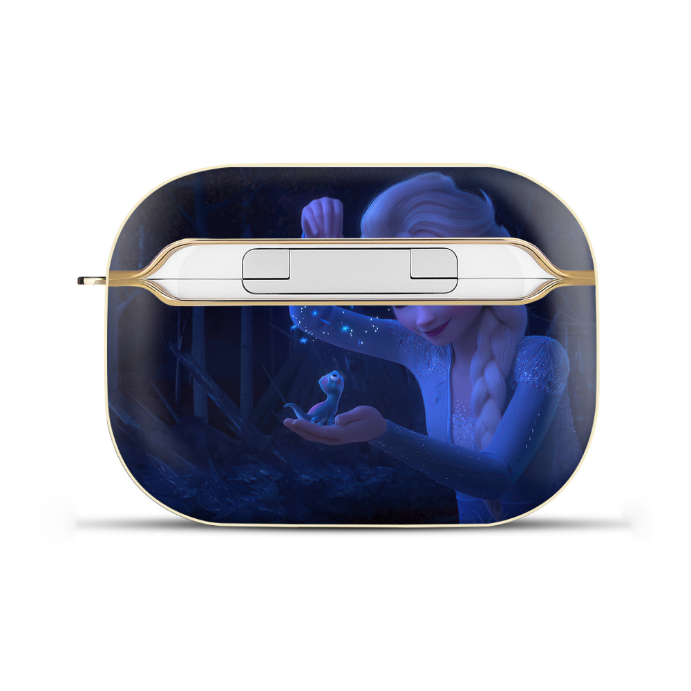 （画像用） アナと雪の女王 アンナ エルサ Frozen Anna Elsa 【AirPods Pro用】ハードシェル保護ケース｜耐衝撃・防指紋・カラビナ付き商品仕様