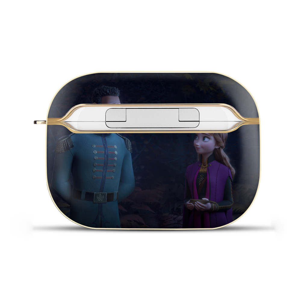 （画像用） アナと雪の女王 アンナ エルサ Frozen Anna Elsa 【AirPods Pro用】ハードシェル保護ケース｜耐衝撃・防指紋・カラビナ付き商品仕様