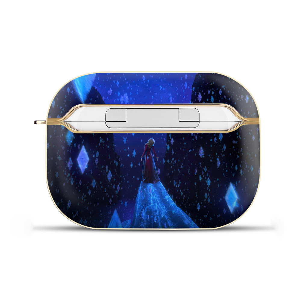 （画像用） アナと雪の女王 アンナ エルサ Frozen Anna Elsa 【AirPods Pro用】ハードシェル保護ケース｜耐衝撃・防指紋・カラビナ付き商品仕様