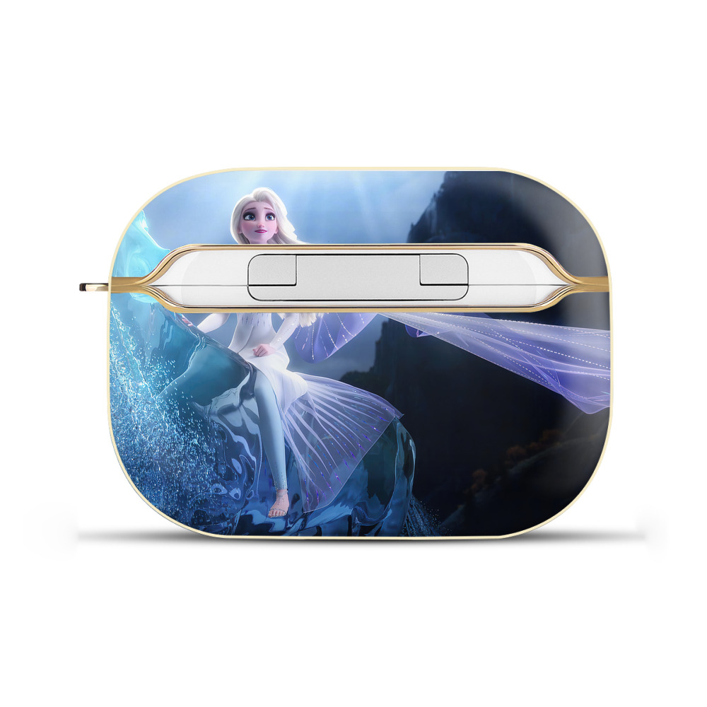 （画像用） アナと雪の女王 アンナ エルサ Frozen Anna Elsa 【AirPods Pro用】ハードシェル保護ケース｜耐衝撃・防指紋・カラビナ付き商品仕様