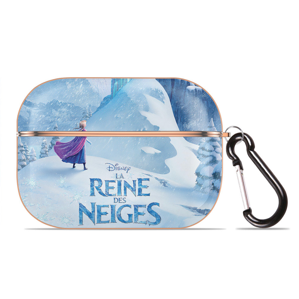 （画像用） アナと雪の女王 アンナ エルサ Frozen Anna Elsa 【AirPods Pro用】ハードシェル保護ケース｜耐衝撃・防指紋・カラビナ付き商品仕様