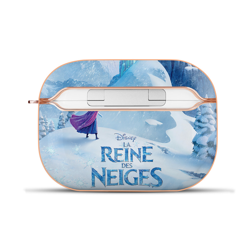 （画像用） アナと雪の女王 アンナ エルサ Frozen Anna Elsa 【AirPods Pro用】ハードシェル保護ケース｜耐衝撃・防指紋・カラビナ付き商品仕様