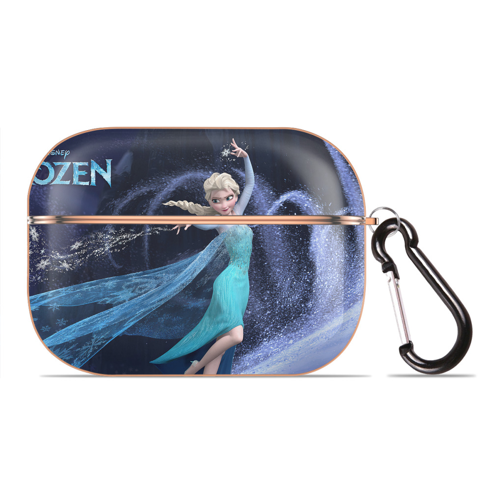 （画像用） アナと雪の女王 アンナ エルサ Frozen Anna Elsa 【AirPods Pro用】ハードシェル保護ケース｜耐衝撃・防指紋・カラビナ付き商品仕様