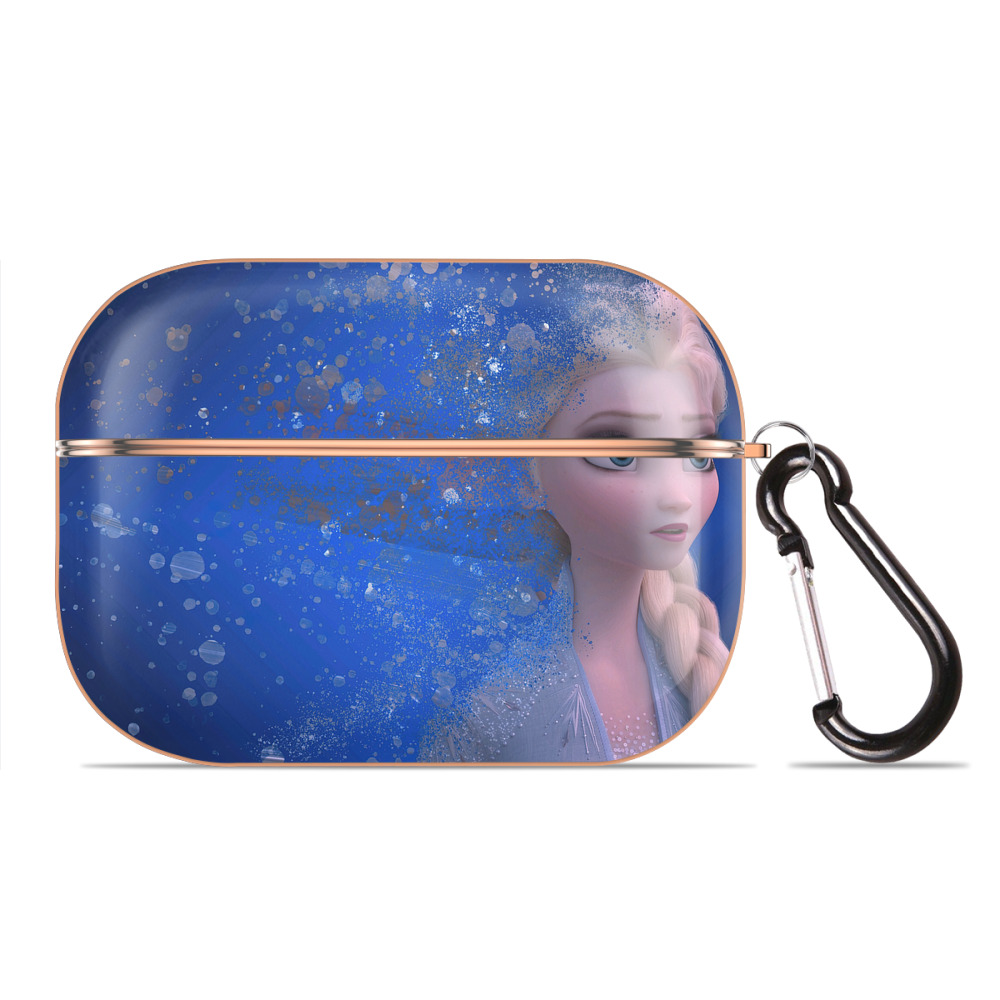 （画像用） アナと雪の女王 アンナ エルサ Frozen Anna Elsa 【AirPods Pro用】ハードシェル保護ケース｜耐衝撃・防指紋・カラビナ付き商品仕様