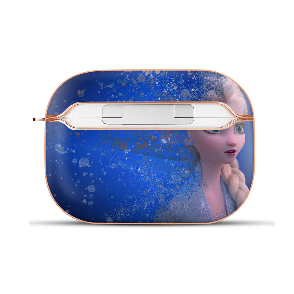 （画像用） アナと雪の女王 アンナ エルサ Frozen Anna Elsa 【AirPods Pro用】ハードシェル保護ケース｜耐衝撃・防指紋・カラビナ付き商品仕様