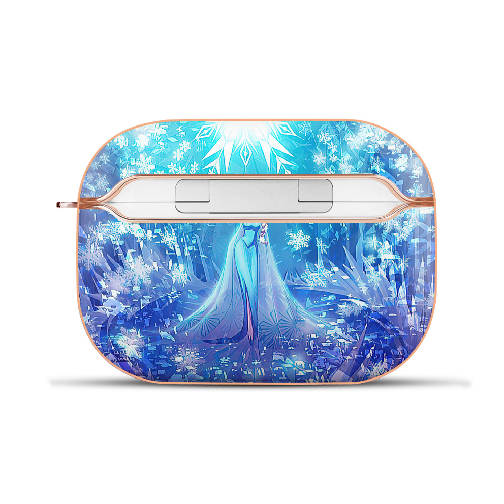 （画像用） アナと雪の女王 アンナ エルサ Frozen Anna Elsa 【AirPods Pro用】ハードシェル保護ケース｜耐衝撃・防指紋・カラビナ付き商品仕様