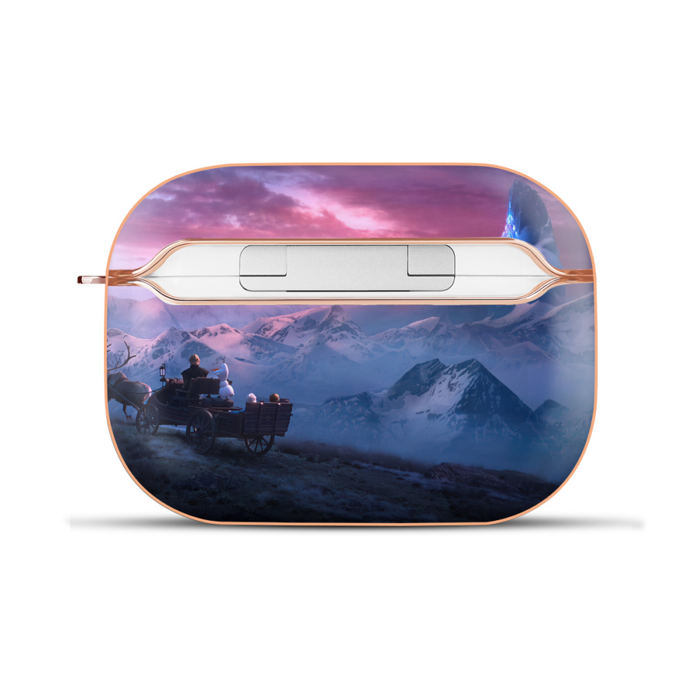 （画像用） アナと雪の女王 アンナ エルサ Frozen Anna Elsa 【AirPods Pro用】ハードシェル保護ケース｜耐衝撃・防指紋・カラビナ付き商品仕様