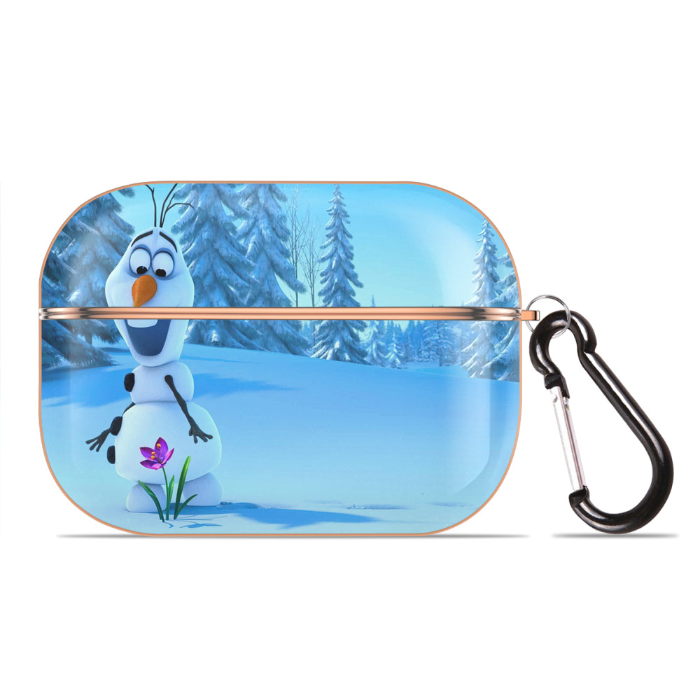（画像用） アナと雪の女王 アンナ エルサ Frozen Anna Elsa 【AirPods Pro用】ハードシェル保護ケース｜耐衝撃・防指紋・カラビナ付き商品仕様