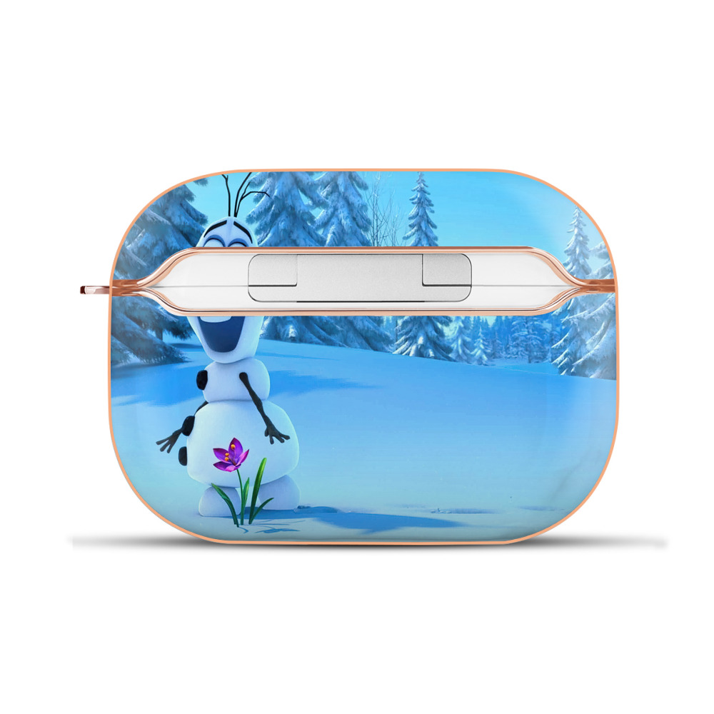 （画像用） アナと雪の女王 アンナ エルサ Frozen Anna Elsa 【AirPods Pro用】ハードシェル保護ケース｜耐衝撃・防指紋・カラビナ付き商品仕様