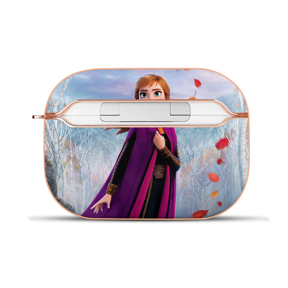 （画像用） アナと雪の女王 アンナ エルサ Frozen Anna Elsa 【AirPods Pro用】ハードシェル保護ケース｜耐衝撃・防指紋・カラビナ付き商品仕様