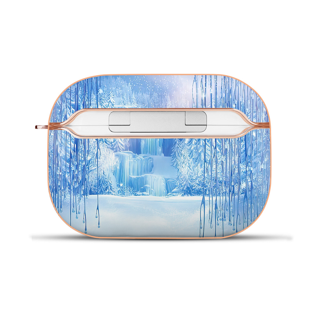 （画像用） アナと雪の女王 アンナ エルサ Frozen Anna Elsa 【AirPods Pro用】ハードシェル保護ケース｜耐衝撃・防指紋・カラビナ付き商品仕様