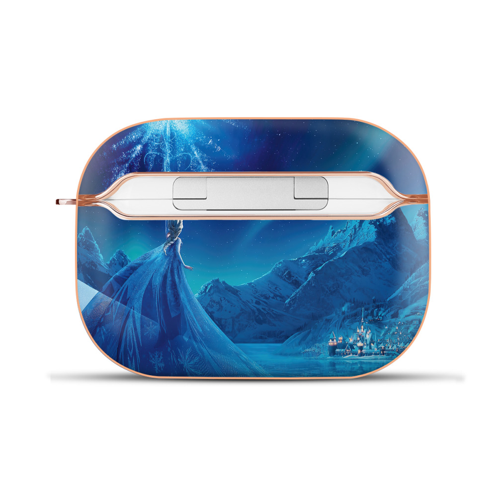 （画像用） アナと雪の女王 アンナ エルサ Frozen Anna Elsa 【AirPods Pro用】ハードシェル保護ケース｜耐衝撃・防指紋・カラビナ付き商品仕様
