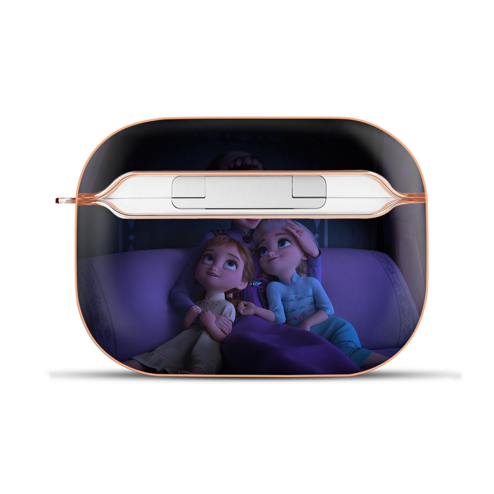 （画像用） アナと雪の女王 アンナ エルサ Frozen Anna Elsa 【AirPods Pro用】ハードシェル保護ケース｜耐衝撃・防指紋・カラビナ付き商品仕様