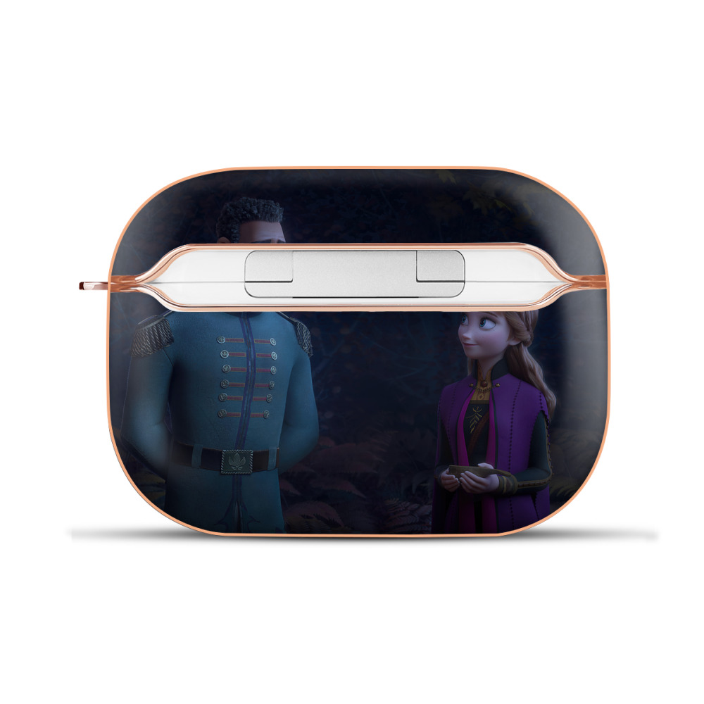 （画像用） アナと雪の女王 アンナ エルサ Frozen Anna Elsa 【AirPods Pro用】ハードシェル保護ケース｜耐衝撃・防指紋・カラビナ付き商品仕様