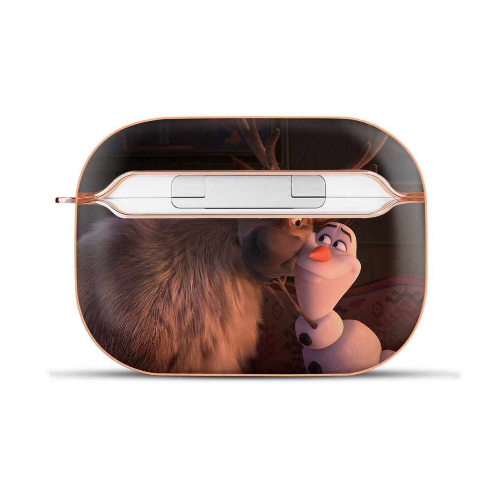 （画像用） アナと雪の女王 アンナ エルサ Frozen Anna Elsa 【AirPods Pro用】ハードシェル保護ケース｜耐衝撃・防指紋・カラビナ付き商品仕様