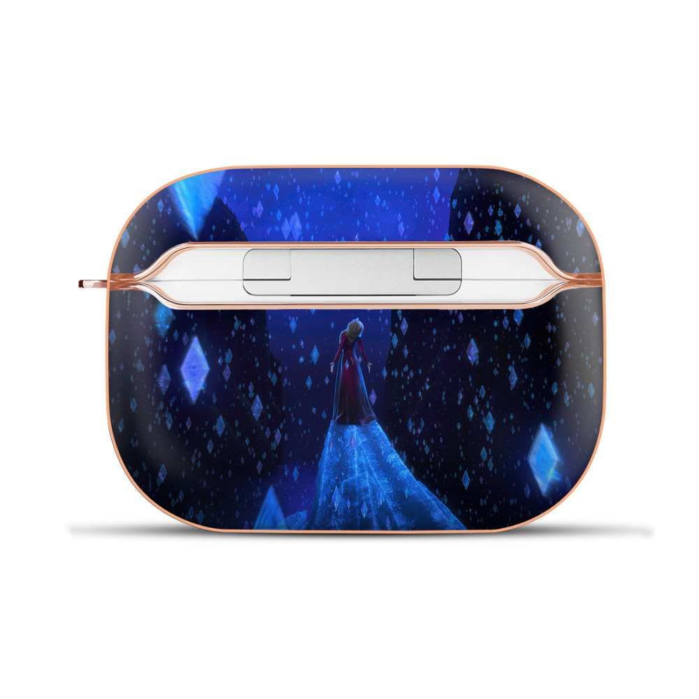 （画像用） アナと雪の女王 アンナ エルサ Frozen Anna Elsa 【AirPods Pro用】ハードシェル保護ケース｜耐衝撃・防指紋・カラビナ付き商品仕様