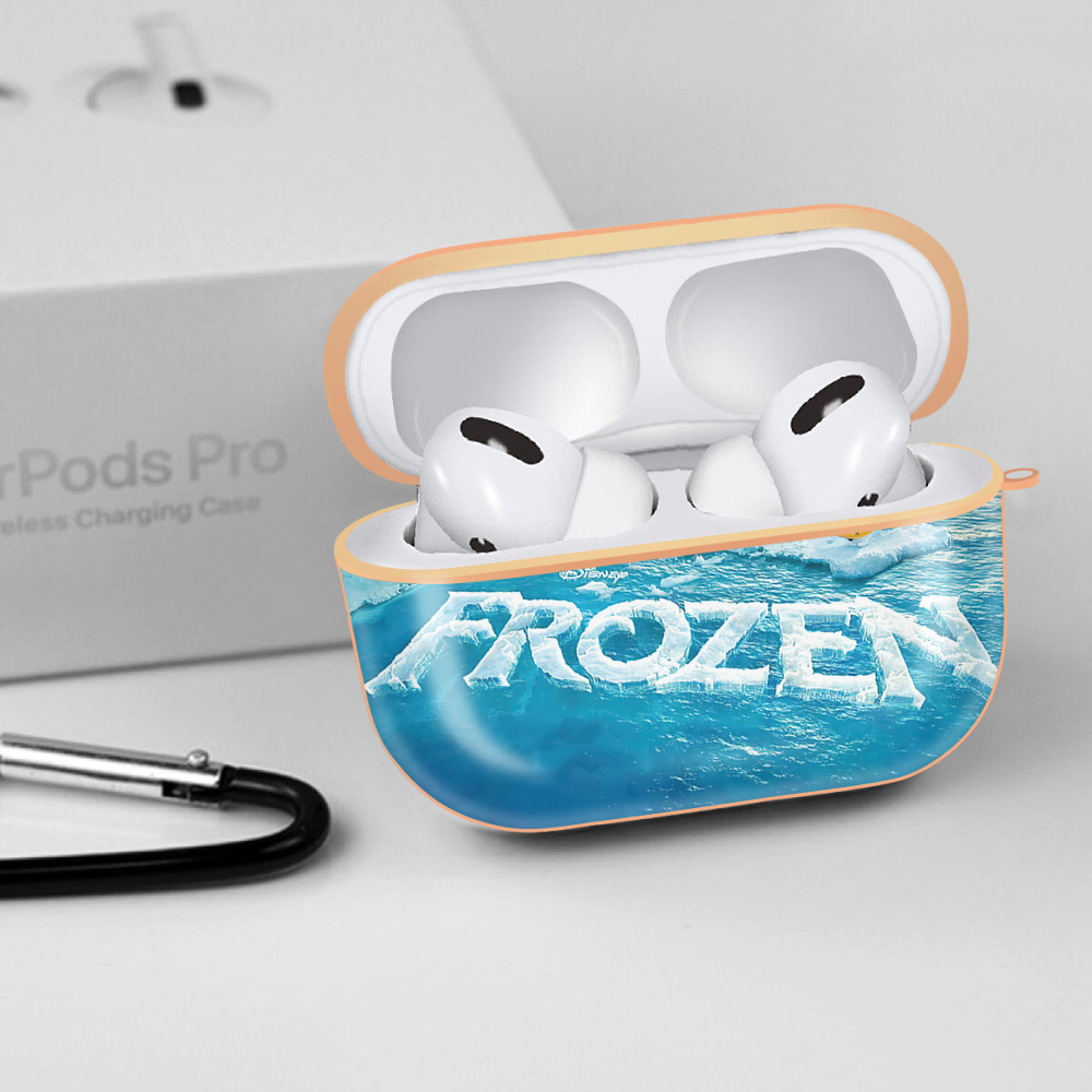 アナと雪の女王 アンナ エルサ Frozen Anna Elsa 【AirPods Pro用】ハードシェル保護ケース｜耐衝撃・防指紋・カラビナ付き商品仕様