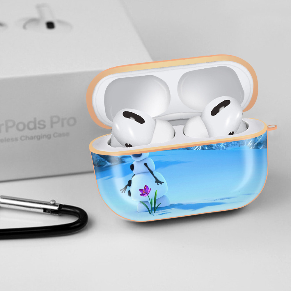 アナと雪の女王 アンナ エルサ Frozen Anna Elsa 【AirPods Pro用】ハードシェル保護ケース｜耐衝撃・防指紋・カラビナ付き商品仕様