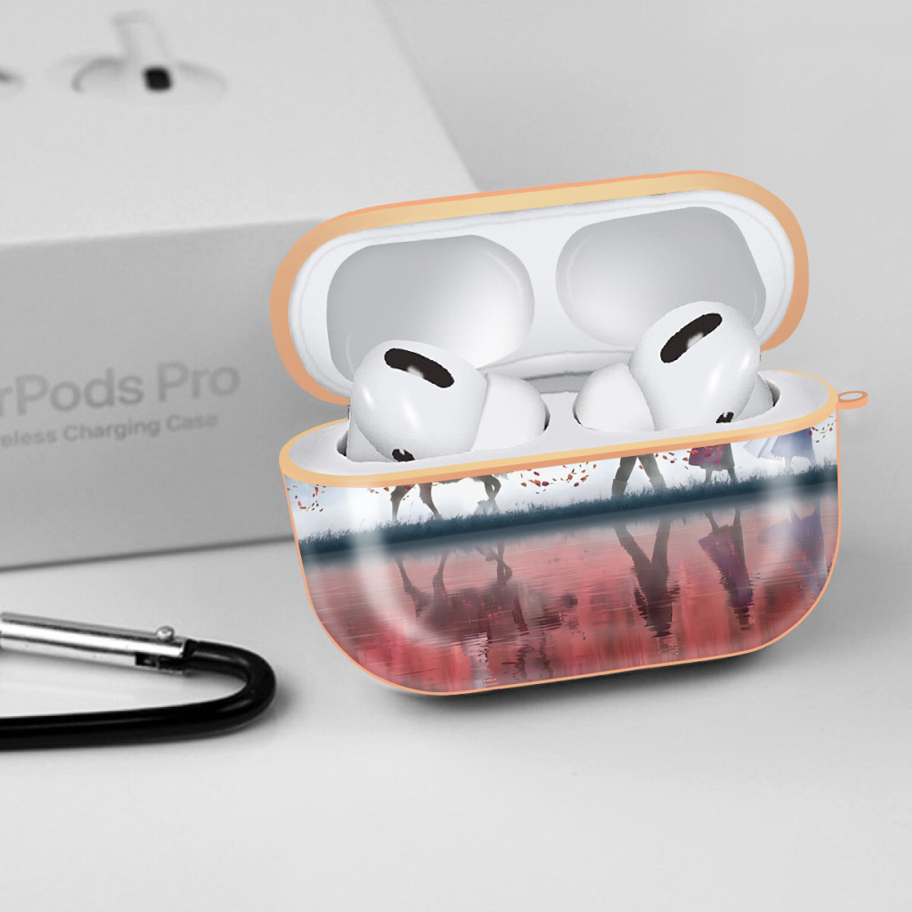 アナと雪の女王 アンナ エルサ Frozen Anna Elsa 【AirPods Pro用】ハードシェル保護ケース｜耐衝撃・防指紋・カラビナ付き商品仕様