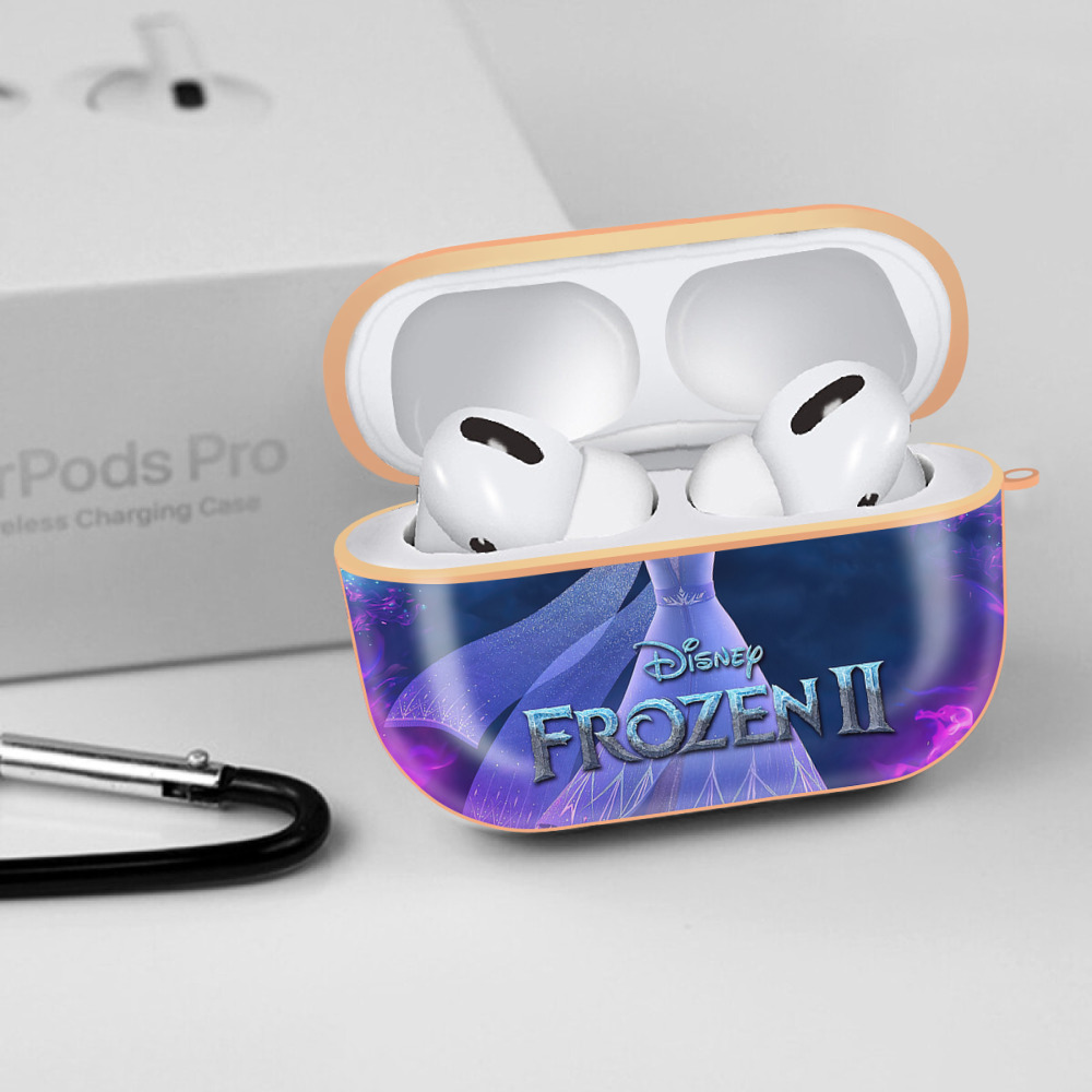 アナと雪の女王 アンナ エルサ Frozen Anna Elsa 【AirPods Pro用】ハードシェル保護ケース｜耐衝撃・防指紋・カラビナ付き商品仕様