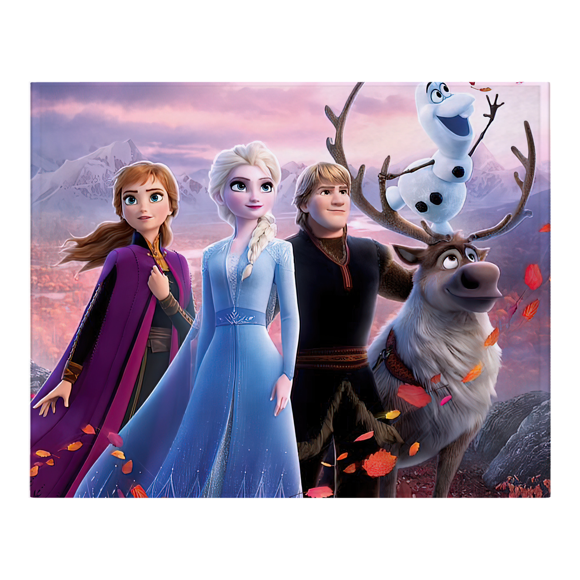 （画像用） アナと雪の女王 アンナ エルサ Frozen Anna Elsa フランネルブランケット・多サイズ対応（横型）