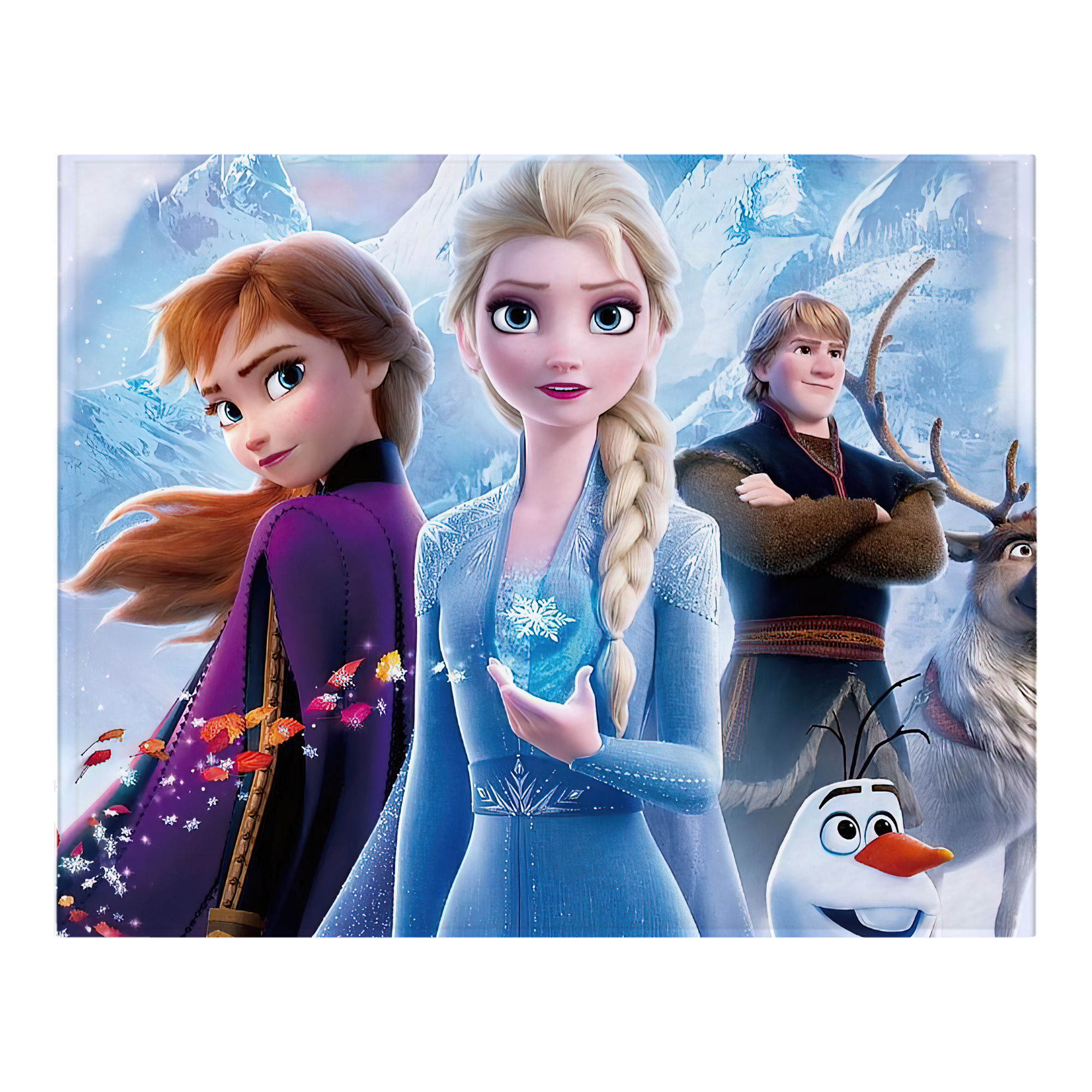 （画像用） アナと雪の女王 アンナ エルサ Frozen Anna Elsa フランネルブランケット・多サイズ対応（横型）