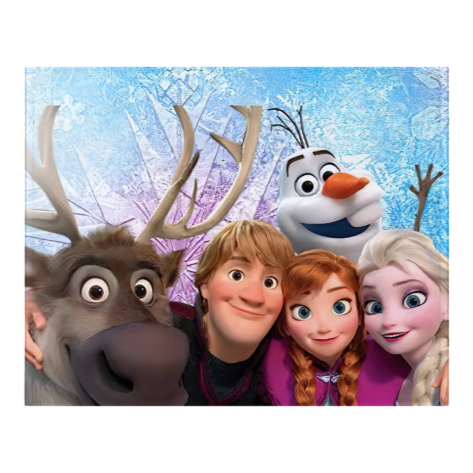 （画像用） アナと雪の女王 アンナ エルサ Frozen Anna Elsa フランネルブランケット・多サイズ対応（横型）